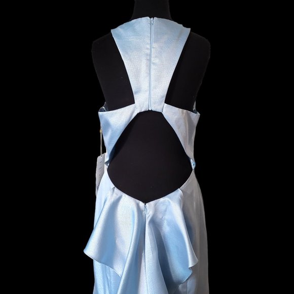 Morell Maxie Ice Blue Mermaid Prom Dress - Picture 8 of 9